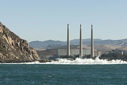 STRIKE THREE:  It&rsquo;s been an open secret for years, but the controversial Morro Bay power plant will finally shutter in February, according to its operator, Houston-based energy company Dynegy. But the fate of the iconic smoke stacks is still up in the air. - FILE PHOTO BY STEVE E. MILLER