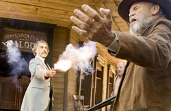 BANG! BANG! :  Is Christoph Waltz (left), who won a Best Supporting Actor award as Col. Hans Landa in 2010&rsquo;s Inglourious Basterds, about to get his second as Dr. King Schultz in Django Unchained? - PHOTO COURTESY OF THE WEINSTEIN COMPANY