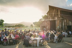 RAISING THE BARN:  The barn and ranch houses of Greengate Ranch and Vineyards play up the subtle rustic elegance of the Central Coast. - PHOTO BY CAMERON INGALLS