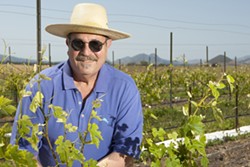 NEW GROWTH :  Winemaker Terry Speizer is getting back to his roots with the planting of a new vineyard in the Edna Valley. - PHOTO BY STEVE E. MILLER