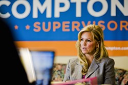 LYNN COMPTON :  With the longest tenure and most money in the race, Nipomo agricultural businesswoman Lynn Compton said she wants to do whatever it takes to win the District 4 &ldquo;swing seat.&rdquo; - PHOTO BY HENRY BRUINGTON