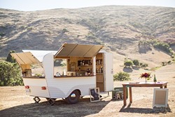 BAR ON THE GO:  Whiskey and June&rsquo;s mobile bar brings classic craft cocktails to you. - PHOTO BY CAMERON INGALLS