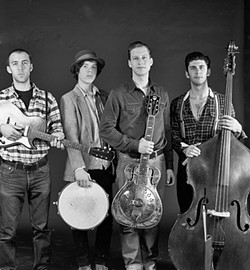 USA! :  The Americans play the Red Barn Community Music Series on Oct. 3, bringing their retro-future Americana music. - PHOTO COURTESY OF THE AMERCIANS