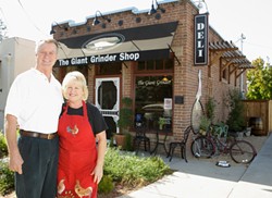 HOME OF HEROS :  Brad and Sherri fuller serve up the real thing: genuine, delicious, East Coast grinders - PHOTO BY STEVE E. MILLER