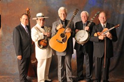 OLD SCHOOL COOL:  Masters of Bluegrass&mdash;J. D. Crowe, Bobby Hicks, Del McCoury, Jerry McCoury and Bobby Osborne&mdash;are coming to Performing Arts Center&rsquo;s Cohan Center on Oct. 6. - PHOTO COURTESY OF THE MASTERS OF BLUEGRASS