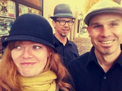 CELTIC CLASS :  Get into the Saint Paddy&rsquo;s Day spirit with Story Road&mdash;(left to right) Colleen Raney, Stuart Mason, and John Weed&mdash;playing March 12 in Painted Sky Studios. - PHOTO COURTESY OF STORY ROAD