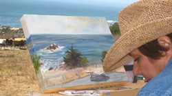 HELLUVA VIEW :  Several plein air painters captured the scenery at Camp Ocean Pines, a perfect place for big events. I want to live there forever, in fact.