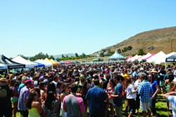 BEER GARDEN :  The California Festival of Beers gathered more than 50 breweries to the Madonna Meadows May 24 to 25 to raise money for Hospice SLO. - PHOTO BY STEVE E. MILLER