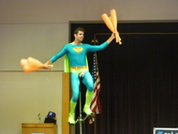 JUGGLING SUPER HEROES :  Juggling troupe Something Ridiculous is one of many guests who liven up the county&rsquo;s libraries as part of the Summer Reading Program. - PHOTO COURTESY OF SAN LUIS OBISPO COUNTY LIBRARY