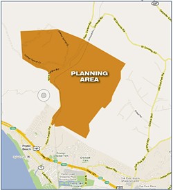 THE FUTURE? :  The Price Canyon project would nearly double the size of Pismo Beach. - STEVE E. MILLER