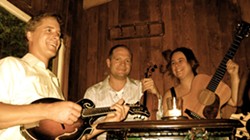 HARDCORE BLUEGRASS :  Portland&rsquo;s Foghorn Trio will deliver the perfect old time music for the Red Barn Concert Series on Oct. 9. - PHOTO COURTESY OF FORHORN TRIO
