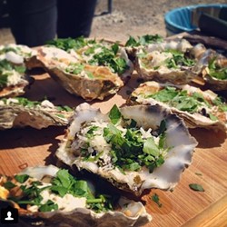AND DID I MENTION OYSTERS!:  There will be a ton of food and drink on hand, so bring your appetite! - PHOTO COURTESY OF THE CENTRAL COAST OYSTER & MUSIC FESTIVAL