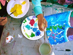 IMAGINE:  During six weeklong sessions, 180 SLOMA Youth Arts campers&mdash;aged 5 years to 16&mdash;enjoyed &ldquo;brains-on&rdquo; art instruction from talented and inspiring teaching artists, learning to use both observation and imagination in creative ways. - PHOTO COURTESY OF SLOMA