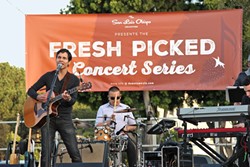 SUMMER OF GRUB:  The Farmers&rsquo; Market&rsquo;s new summer concert series features a different local band every month. - PHOTO COURTESY OF DOWNTOWN ASSOCIATION