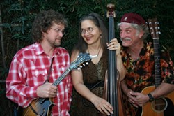 BLOWING IN THE WIND :  (Left to right) Kenny Blackwell, Piper Heisig, and Billy Foppiano recently formed Dustbowl Aristocracy, which plays April 7 at Green Acres Lavender Farm. - PHOTO COURTESY OF DUSTBOWL ARISTOCRACY