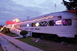 MUSIC AND FOOD :  Hop on the nostalgia train literally with the Rock & Roll Diner in Oceano. - PHOTO BY STEVE E. MILLER