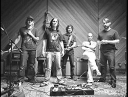 HOON'S SHOES :  Former SLO local Travis Warren (second from left) is Blind Melon's new frontman, playing May 8 at Downtown Brew. - PHOTO COURTESY OF BLIND MELON