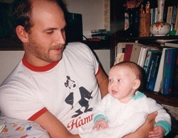 FATHER AND DAUGHTER  :  Bill and his only child Holly, in the late 80s. - PHOTOS COURTESY THE KING FAMILY