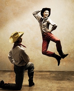 YEE-HAW! :  Michelle McLaughlin and Asael Picasso will be kicking up their heels in Rodeo. - PHOTO BY BARRY GOYETTE