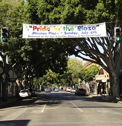 RAINBOW OVERHEAD :  Pride brings a variety of events to San Luis Obispo, ranging from music to seminars to kids' activities.