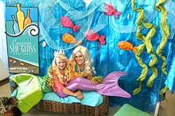 UNDER THE SEA:  The Cayucos Sea Glass Festival will feature a booth where kids (or you!) can get a picture taken with live mermaids. - PHOTO COURTESY OF CAYUCOS SEA GLASS FESTIVAL