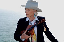 FIDDLE CHAMP:  Bluegrass queen Laurie Lewis & Right Hands play Castoro Cellars Winery on May 7. - PHOTO COURTESY OF LAURIE LEWIS