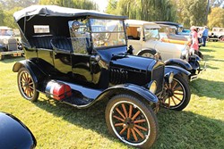 AMERICAN MADE:  Just a handful of the Cuesta Crankers&rsquo; 63 Ford Model A&rsquo;s are on display in this photo, captured at the club&rsquo;s fifth annual &ldquo;Model A Roundup&rdquo; in October 2015. - PHOTO COURTESY OF CUESTA CRANKERS