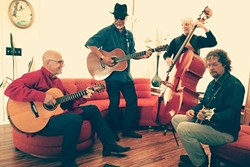 THE BOYS IN THE BAND:  The CC Riders&mdash;(left to right) Dorian Michael, Louie Ortega, Ken Hustad, and Kenny Blackwell&mdash;will bring their eclectic mix of blues, roots country/rockabilly, and Tex/Mex music to D&rsquo;Anbino&rsquo;s on April 1. - PHOTO COURTESY OF THE CC RIDERS