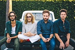BAND ON THE RUN:  Dawes brings their literate, engaging alt-folk sounds to Fremont Theater on Jan. 13. - PHOTO BY MATT JACOBY