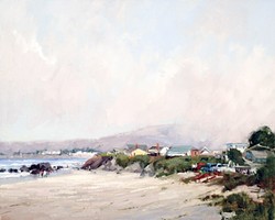MEMORY LANE:  Elizabeth Tolley&rsquo;s piece 'Summer Morning Clearing of Cayucos' exhibited at SLOMA in 2015 as part of the Masters and Their Mentors show. - PHOTO COURTESY OF ELIZABETH TOLLEY