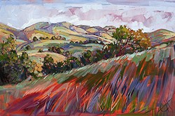 DARN NEAR PARADISE:  'Colors at Paso' is one of about 300 paintings of the area crafted by artist Erin Hanson over the past six years. - IMAGE COURTESY OF ERIN HANSON