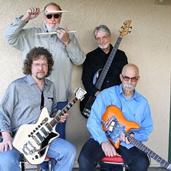MYSTERY MEN:  Stunningly talented roots quartet The Mystery Trees return to D&rsquo;Anbino Wine Cellar on April 29, delivering &ldquo;hillbilly blues power.&rdquo; - PHOTO COURTESY OF THE MYSTERY TREES