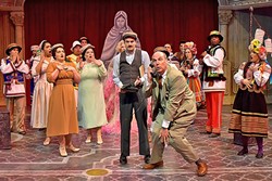 THE SHOW MUST GO ON:  The supposed death of an actor creates mayhem for an opera house in PCPA&rsquo;s rendition of 'Lend me a Tenor the Musical.' - PHOTO COURTESY OF LUIS ESCOBAR/REFLECTIONS PHOTOGRAPHY STUDIO