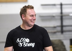 BUILDING ROOTS SLO Strong co-founder Andrew Wickham started the competitive fitness group to foster a sense of community for those who love strength sports. - PHOTO BY JAYSON MELLOM