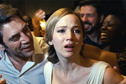 UNIVITED GUESTS A couple (Javier Bardem and Jennifer Lawrence) find their tranquil life disrupted by uninvited guests who arrive at their secluded house. - PHOTO COURTESY OF PROTOZOA PICTURES
