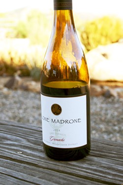 VINEYARD IN A BOTTLE Each bottle of limited production Lone Madrone Wine is made from a unique westside Paso Robles vineyard with an equally singular story to tell. - PHOTO BY HAYLEY THOMAS CAIN