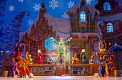 HEY BUDDY! Elf: The Musical, about Buddy, the human raised as an elf, comes to the PAC on Nov. 29. - PHOTO COURTESY OF JOAN MARCUS