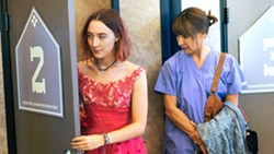 PRETTY IN PINK Lady Bird (Saoirse Ronan, left) must navigate adolescence as well as her overbearing mother, Marion (Laurie Metcalf). - PHOTO COURTESY OF SCOTT RUDIN PRODUCTIONS