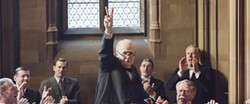 WAR Winston Churchill (Gary Oldman, center) struggles with negotiating with or fighting against Hitler's Nazi Germany in Darkest Hour. - PHOTO COURTESY OF FOCUS FEATURES
