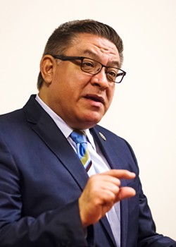365 DAYS LATER U.S. Rep. Salud Carbajal (D-Santa Barbabra) is finishing out his first year as a congressman and preparing to run for re-election against a familiar challenger in November. - PHOTO BY CHRIS MCGUINNESS