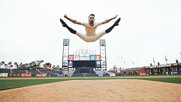 OUT OF THE PARK Professional dancer Ben Needham-Wood (pictured) teamed up with his dancer friend Weston Krukow and his baseball legend dad, Mike, to create the film Baseballet: Into the Game, which compares the similarities in the movements found in dance and baseball. - PHOTO COURTESY OF BEN NEEDHAM-WOOD