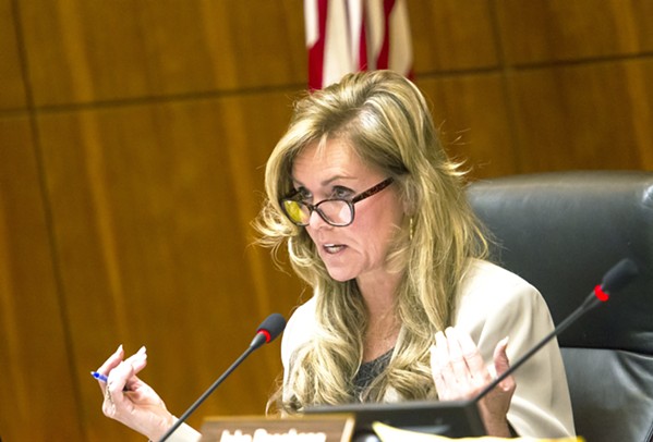 COMPTON PREVAILS After a final ballot count on June 22, 4th District SLO County Supervisor Lynn Compton won re-election over her challenger, Jimmy Paulding. - FILE PHOTO BY JAYSON MELLOM