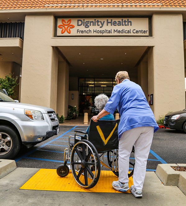 MERGER Dignity Health, which operates two hospitals in SLO County, and Catholic Health Initiatives are looking to combine forces as part of a proposed merger. That merger has raised concerns from state local women's health and LGBTQ advocates. - FILE PHOTO BY DYLAN HONEA-BAUMANN