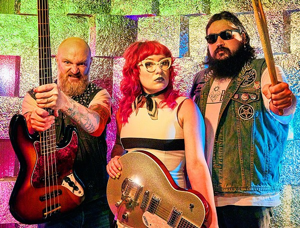 GET CRUSHED Pop punk power trio Hayley and the Crushers will play an album release party at Boo Boo Records on Sept. 28. - PHOTO COURTESY OF PATRICK PATTON