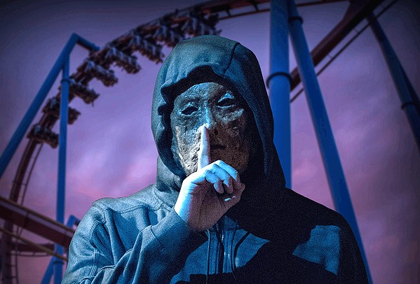 ALL PART OF THE SHOW? A masked killer torments a theme park, leaving attendees to question whether it's all part of the show, in Hell Fest. - PHOTO COURTESY OF TUCKER TOOLEY ENTERTAINMENT