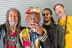 FATHER OF DUB SLO Brew Rock hosts iconic reggae superstar Lee Scratch Perry and the Subatomic Sound System on Oct. 20, while they're on tour for the 45th anniversary of the first dub album, Blackboard Jungle Dub. - PHOTO COURTESY OF LEE SCRATCH PERRY AND THE SUBATOMIC SOUND SYSTEM