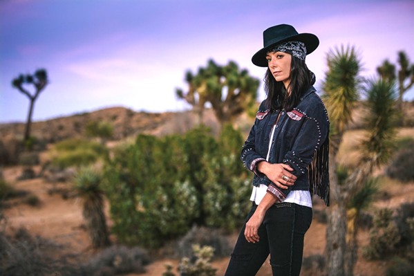 SHE COMES FROM A LAND DOWN UNDER Australian native and R&amp;B artist Kara Grainger and her band play the SLO Blues Society show on Nov. 3, in the SLO Vets Hall. - PHOTO COURTESY OF KARA GRAINGER