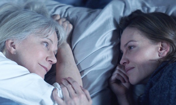 LETTING GO Bridget (Hilary Swank, right) must convince her father to place her Alzheimer's-suffering mother, Ruth (Blythe Danner), in a nursing home, in What They Had. - PHOTO COURTESY OF LOOK TO THE SKY FILMS