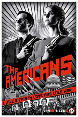 UNDERCOVER The Americans chronicles the suspenseful lives of Soviet spies Philip (Matthew Rhys) and Elizabeth (Keri Russell) Jennings as they navigate escalating tensions between U.S. and Russia in the early 1980s. - PHOTO COURTESY OF FX