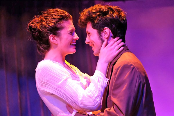 HAPPILY EVER AFTER Jane Austen's Elizabeth (Penny DellaPelle) and Mr. Darcy (Elliot Peters) are one of those classic will-they-or-won't-they couples. - PHOTOS COURTESY OF SLO REPERTORY THEATRE